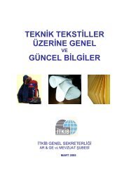 teknik tekstiller üzerine genel ve güncel bilgiler