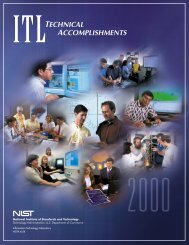 High Performance Systems and Services Division Projects - NIST ...