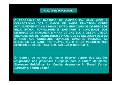 Programa de Rastreio do Cancro da Mama