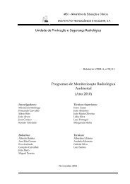 Programas de MonitorizaÃ§Ã£o RadiolÃ³gica Ambiental - Instituto ...