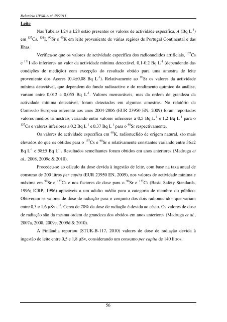 Programas de MonitorizaÃ§Ã£o RadiolÃ³gica Ambiental - Instituto ...