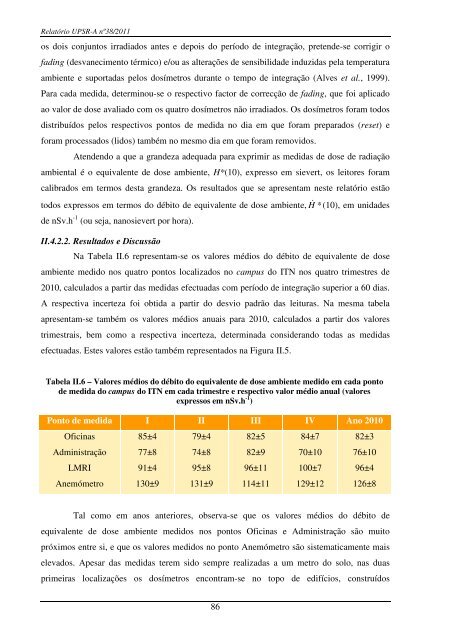 Programas de MonitorizaÃ§Ã£o RadiolÃ³gica Ambiental - Instituto ...