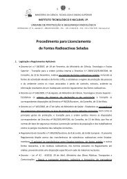 Procedimento para Licenciamento de Fontes Radioactivas Seladas v3