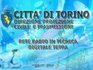 La rete radio Tetra dell'area metropolitana di Torino nelle ... - ITN