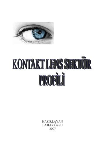 Kontakt Lens Sektör Profili 2007 - ITO