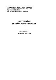 Battaniye Sektör Araştırması 2005 - ITO
