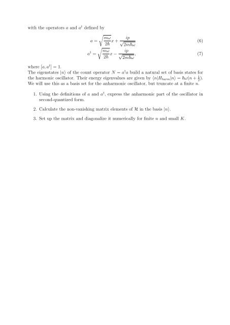 Computational Quantum Physics Exercise 2