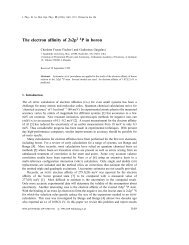 The electron affinity of 2s2p2 4P in boron