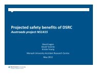 Projected safety benefits of DSRC Presentation - ITS Australia