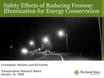 Safety Effects of Reducing Freeway Illumination for Energy ...