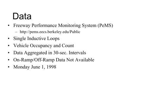 Using PeMS Data to Empirically Diagnose Freeway Bottleneck ...