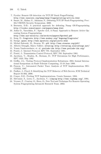 LNCS 2820 - Ambiguity Resolution via Passive OS Fingerprinting