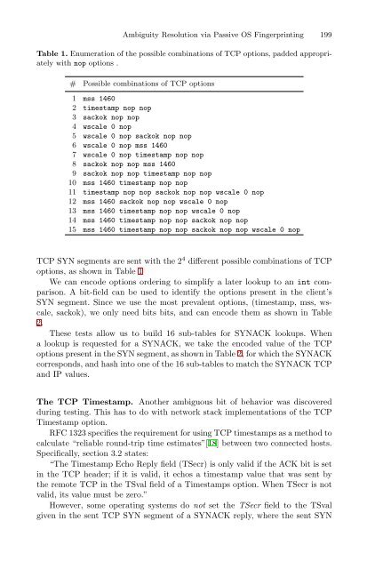 LNCS 2820 - Ambiguity Resolution via Passive OS Fingerprinting