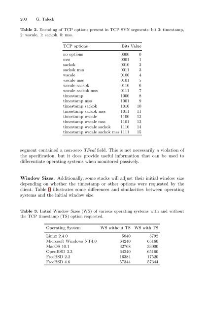 LNCS 2820 - Ambiguity Resolution via Passive OS Fingerprinting