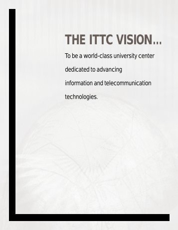 the ittc vision - Information and Telecommunication Technology ...