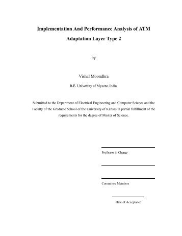 Implementation And Performance Analysis of ATM Adaptation Layer ...