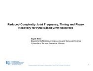 Reduced-Complexity Joint Frequency, Timing and Phase Recovery ...