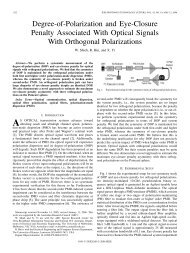 Degree-of-Polarization and Eye-Closure Penalty ... - IEEE Xplore