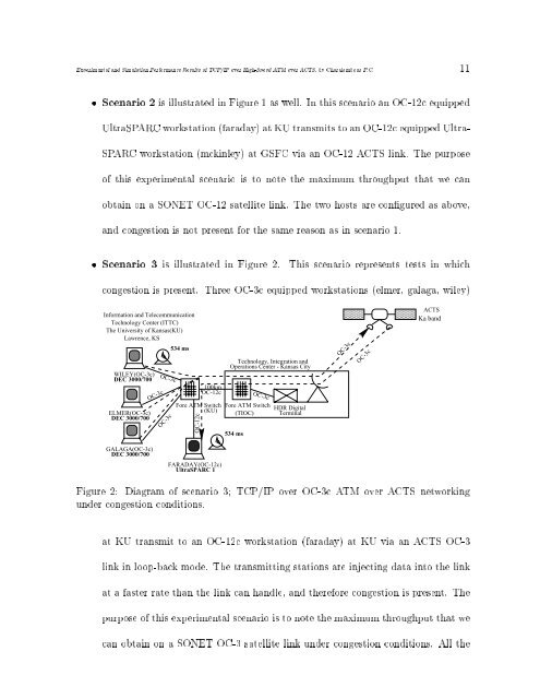 Experiments and Simulations of TCP/IP Over ATM Over a High Data ...