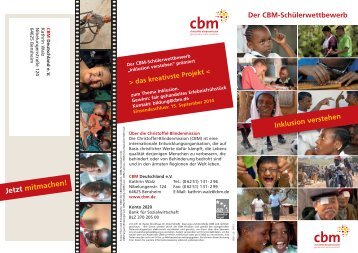 Info-Flyer - Jugend und Bildung