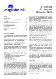 6. Jahrgang - Dezember 2001 - EuropÃ¤ische Gesellschaft fÃ¼r ...