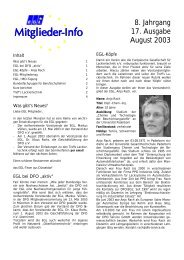 8. Jahrgang - August 2003 - EuropÃ¤ische Gesellschaft fÃ¼r ...