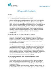 Presseinformation 10 Fragen an CEO Andy Kurtzig - emanate ...