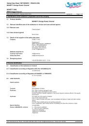 SONETT OHG Safety Data Sheet 1907/2006/EC ... - Itu Biodyn Oy