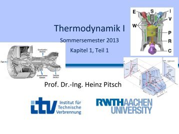 Vorlesung Teil 1 - Institut für Technische Verbrennung