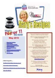 Marg's Nu Wave Oven Recipes - TVSN