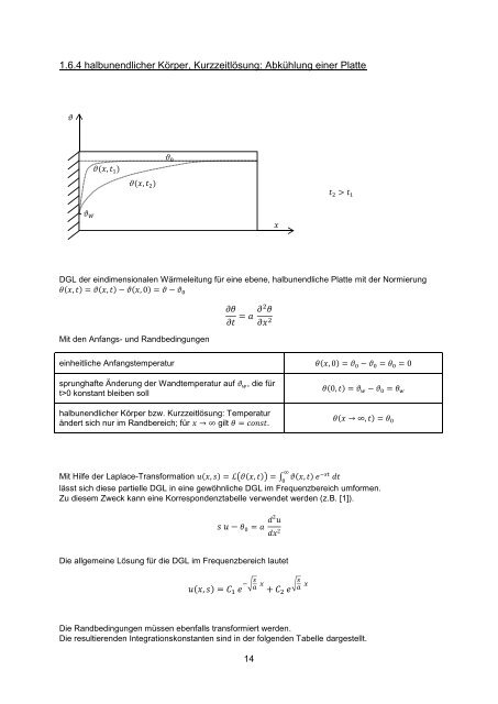 Umdruck - Institut für Thermodynamik und Wärmetechnik