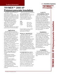 TRYMERâ¢ 2000 XP Polyisocyanurate Insulation - Urecon