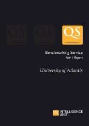 University of Atlantis - QS Intelligence Unit