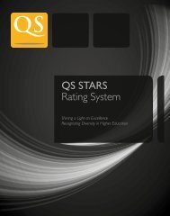 QS STARS Rating System - QS Intelligence Unit