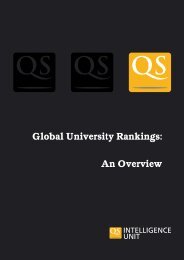 Global University Rankings: An Overview - QS Intelligence Unit