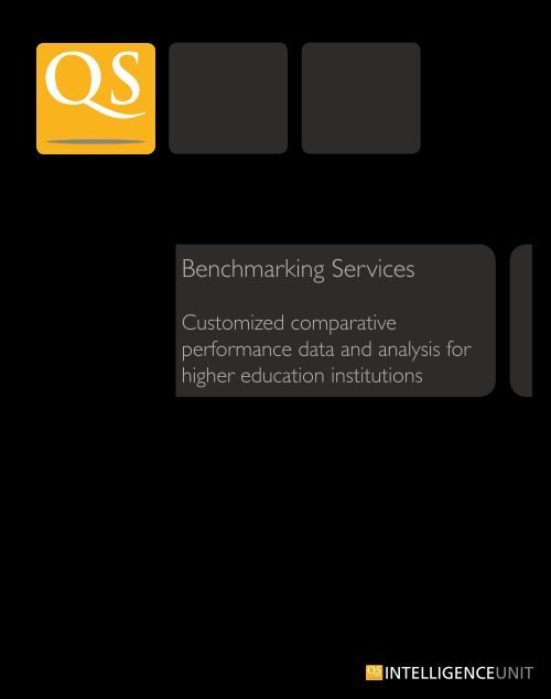 Benchmarking Services - QS Intelligence Unit