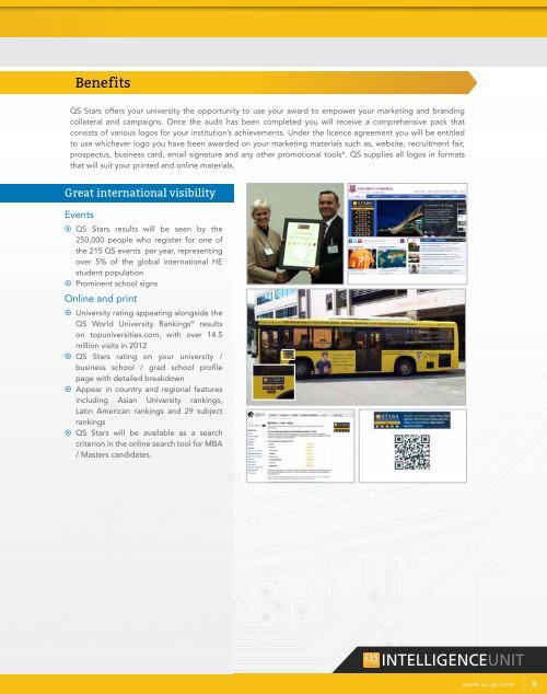 to download our latest brochure - QS Intelligence Unit