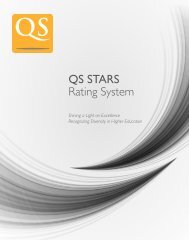 QS STARS Rating System - QS Intelligence Unit