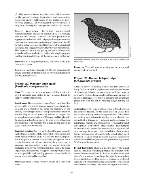 Partridges, Quails, Francolins, Snowcocks, Guineafowl, and Turkeys