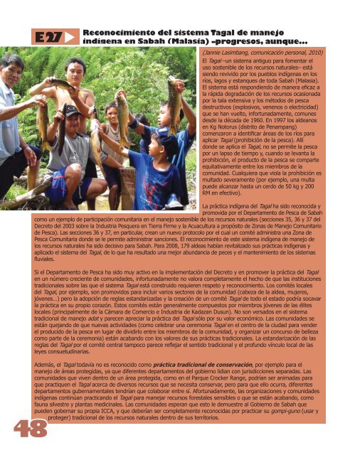 Diversidad biocultural conservada por pueblos indÃ­genas y - IUCN
