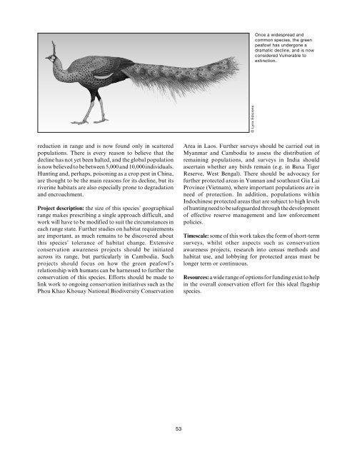 Pheasants: Status Survey and Conservation Action Plan ... - IUCN