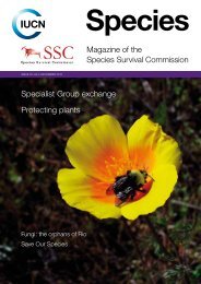 Magazine of the species survival Commission specialist Group - IUCN