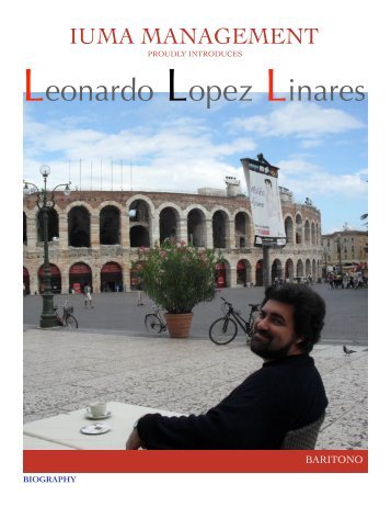 leonardo lopez linares cv - IUMA Management