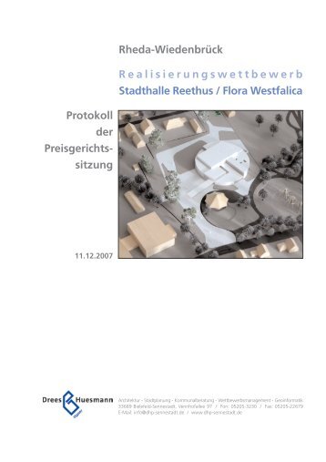 Realisierungswettbewerb Stadthalle Reethus ... - Dhp-sennestadt.de