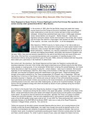 The Invitation That Never Came: Mary Seacole After the ... - IUPUI