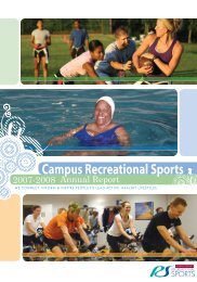 Annual Highlights - IU Campus Recreational Sports