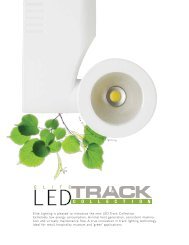 Elite Lighting is pleased to introduce the new LED Track Collection ...