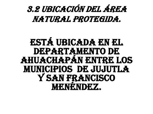 area natural