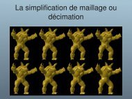 La simplification de maillage ou dÃ©cimation - IUT d'Arles