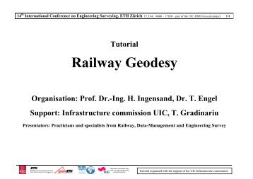 Railway Geodesy - ETH ZÃ¼rich